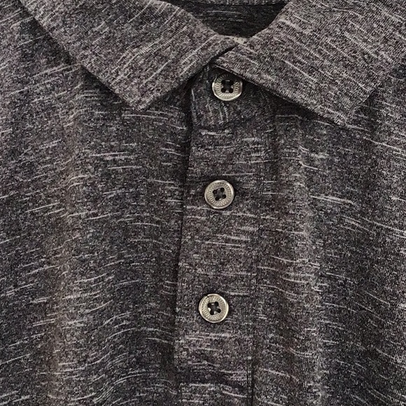 Men’s Heather Gray Short Sleeve Polo Size Medium - Picture 5 of 5